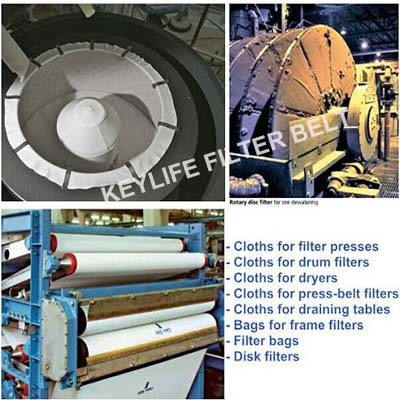 Sludge Dewatering Filter Press Belts for Belt Press